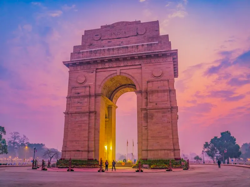 Le panorama de New Delhi